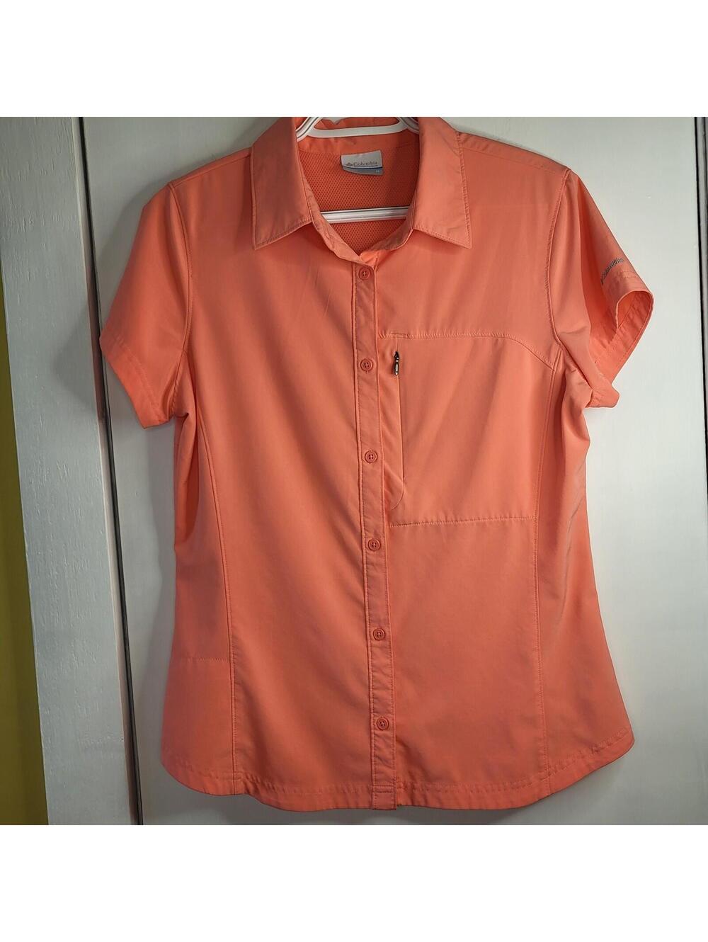 Columbia Women's outerwear Short Sleeve Hiking Shirt/fishing back breathable M